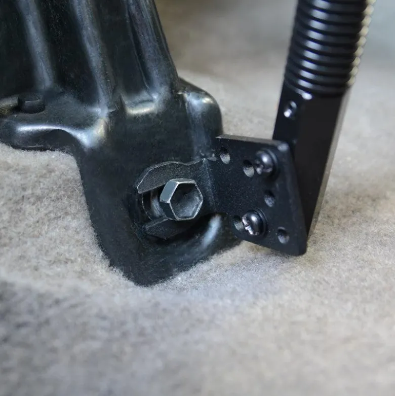 Heavy-Duty Seat Rail Floor Mount Pedestal - 25mm (1 inch) Ball Compatible