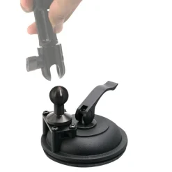 Heavy-Duty Windshield Suction Base with Metal 20mm Ball
