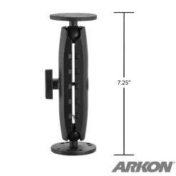 4-Hole AMPS Drill Base Mount with Circular Metal AMPS Drill Base and Head