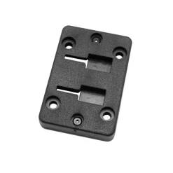 Horizontal Female Dual T-Slot to 4-Hole AMPS Adapter