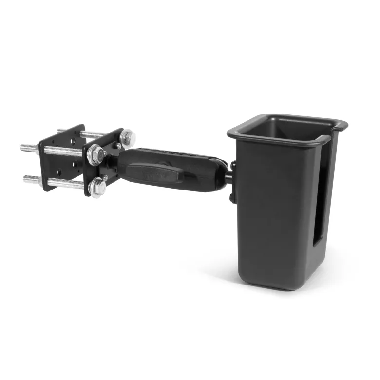 Large Barcode Holster Forklift Front Guard Mount with 5" Shaft