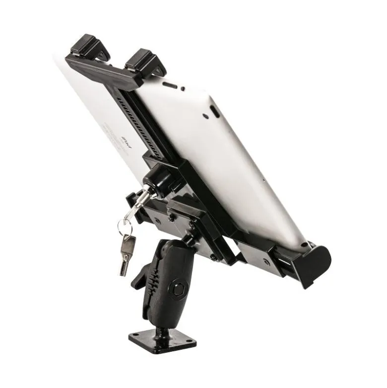 LockVise™ Locking Drill Base Tablet Mount with Key Lock for E-Log