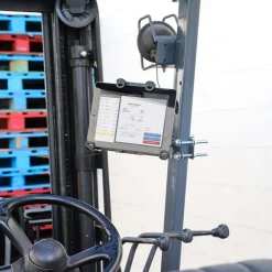 LockVise™ Locking Forklift Front Guard Tablet Mount with 7.25" Shaft