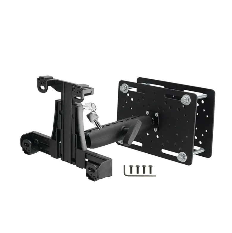 LockVise™ Locking Forklift Overhead Guard Tablet Mount with 8.5" Metal Shaft