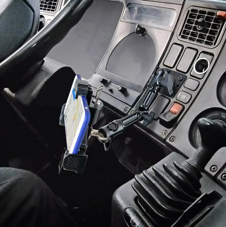 LockVise™ Locking Phone Mount with 4-Hole AMPS Drill Base
