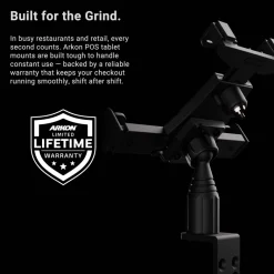 LockVise™ Locking POS Tablet Mount with Clamp Mount