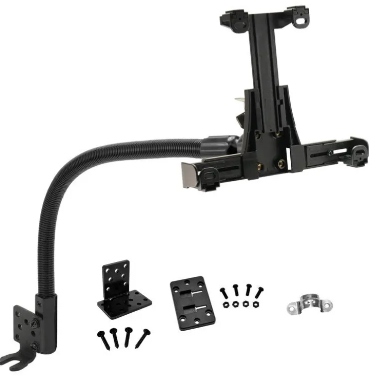 LockVise™ Locking Seat Rail Tablet Mount with 22" Gooseneck