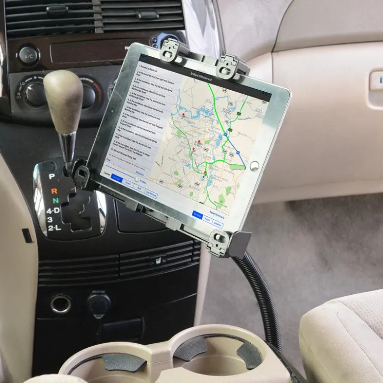 LockVise™ Locking Seat Rail Tablet Mount with 22" Gooseneck