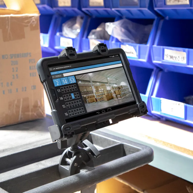 LockVise™ Locking Tablet Clamp Mount with 38mm Ball Compatibility