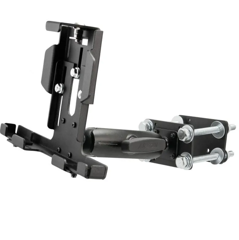 LockVise™ Metal Locking Forklift Front Guard Tablet Mount with 5" Metal Robust™ Shaft