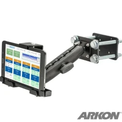 LockVise™ Metal Locking Forklift Front Guard Tablet Mount with 7.25" Shaft