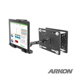 LockVise™ Metal Locking Overhead Guard Tablet Mount with Multi-Pivoting Arm