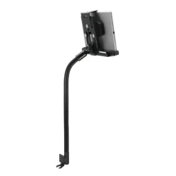 LockVise™ Metal Locking Seat Rail Tablet Mount with 22" Aluminum Gooseneck