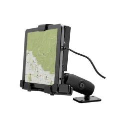 LockVise™ Metal Locking Tablet Mount with Drill Base Mount and Magnetic Micro USB Charge Cable for Commercial and Enterprise