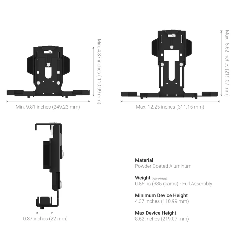 LockVise™ Metal XL Locking Tablet Holder