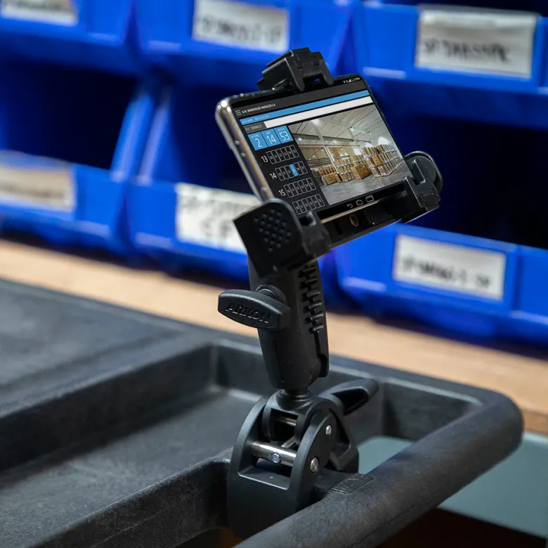 LockVise™ Phone Clamp Mount with 3.75” Shaft Arm
