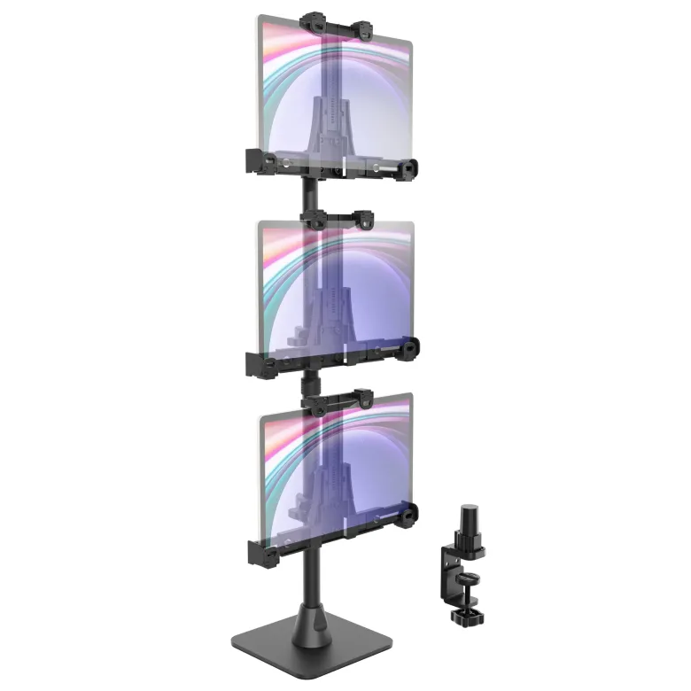 LockVise™ POS Locking Tablet Mount with Triple Tablet Holders