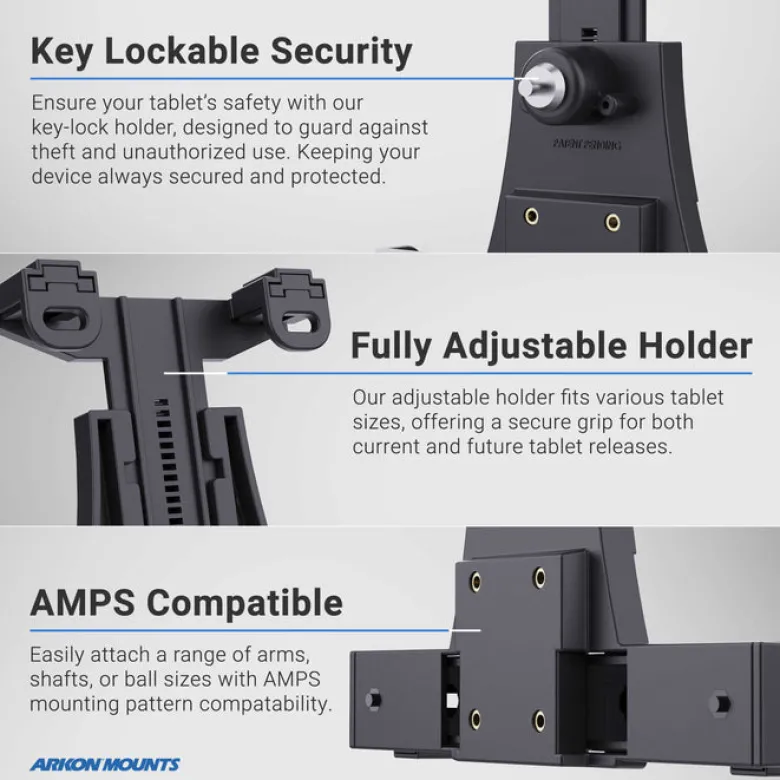 LockVise™ POS Locking Tablet Stand