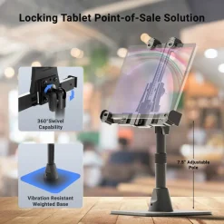 LockVise™ POS Locking Tablet Stand