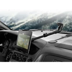 Long Arm Windshield Suction Tablet Mount for iPad, Note, and more