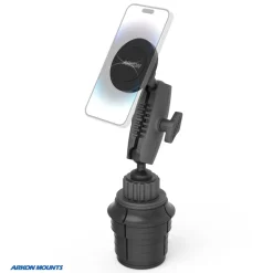 Magnetic Phone Holder with Car Cup Mount - MagSafe Compatible