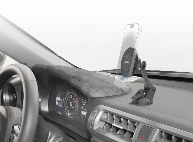 Magnetic Phone Holder with Sticky Suction Mount - MagSafe Compatible