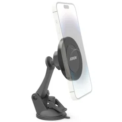 Magnetic Phone Holder with Sticky Suction Mount - MagSafe Compatible