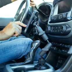 Magnetic Phone Holder with Cup Holder Mount and Dual 25mm Shaft Arm – MagSafe Compatible