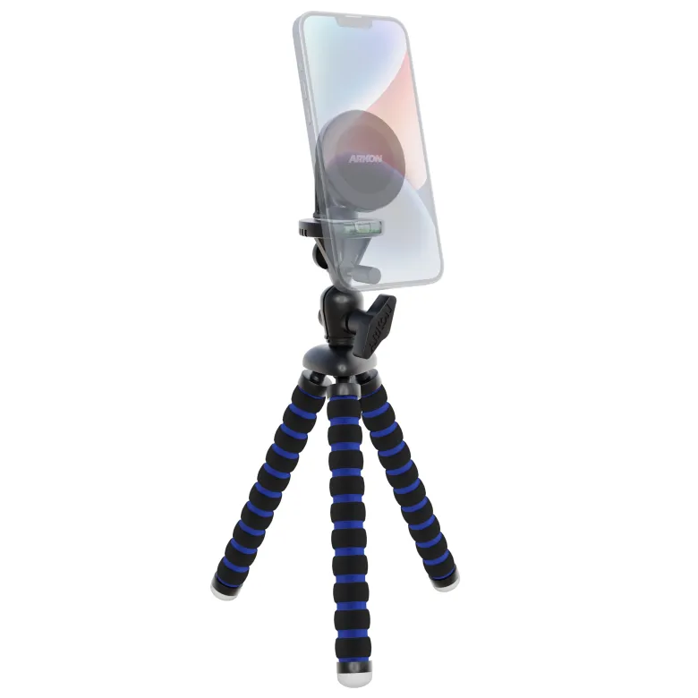 Magnetic Phone Holder with 11" Flexible Tripod - MagSafe Compatible