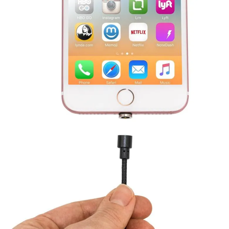 Magnetic USB to Lightning Charge Cable