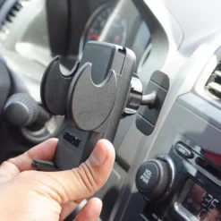 Mega Grip™ Car Phone Holder with Adhesive Mount for iPhone, Galaxy, and Note