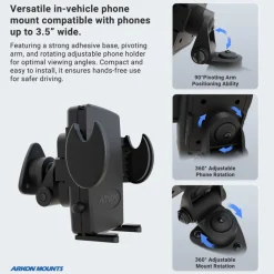 Mega Grip™ Holder with Adhesive Mount