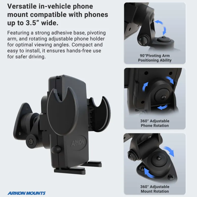 Mega Grip™ Holder with Adhesive Mount