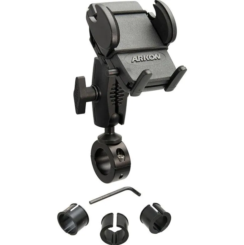 Mega Grip 25mm Robust Aluminum Motorcycle Handlebar Smartphone Mount