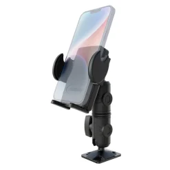 Mega Grip™ Phone Drill Base Mount with Double Socket Swivel Arm