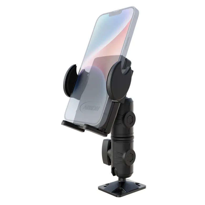 Mega Grip™ Phone Drill Base Mount with Double Socket Swivel Arm