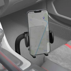Mega Grip™ Phone Holder with Car Seat Rail Mount and 18" Gooseneck