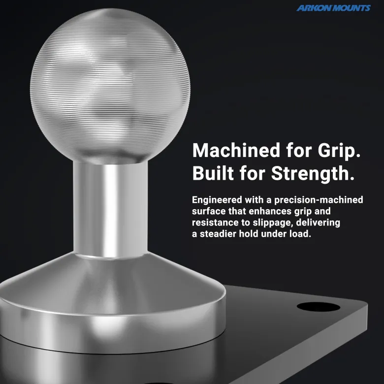 Metal 4-Hole AMPS Mounting Base with 17mm Ball