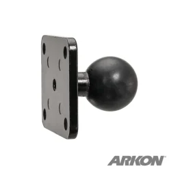 Metal 4-Hole AMPS to 25mm (1 inch) Rubber Ball Adapter