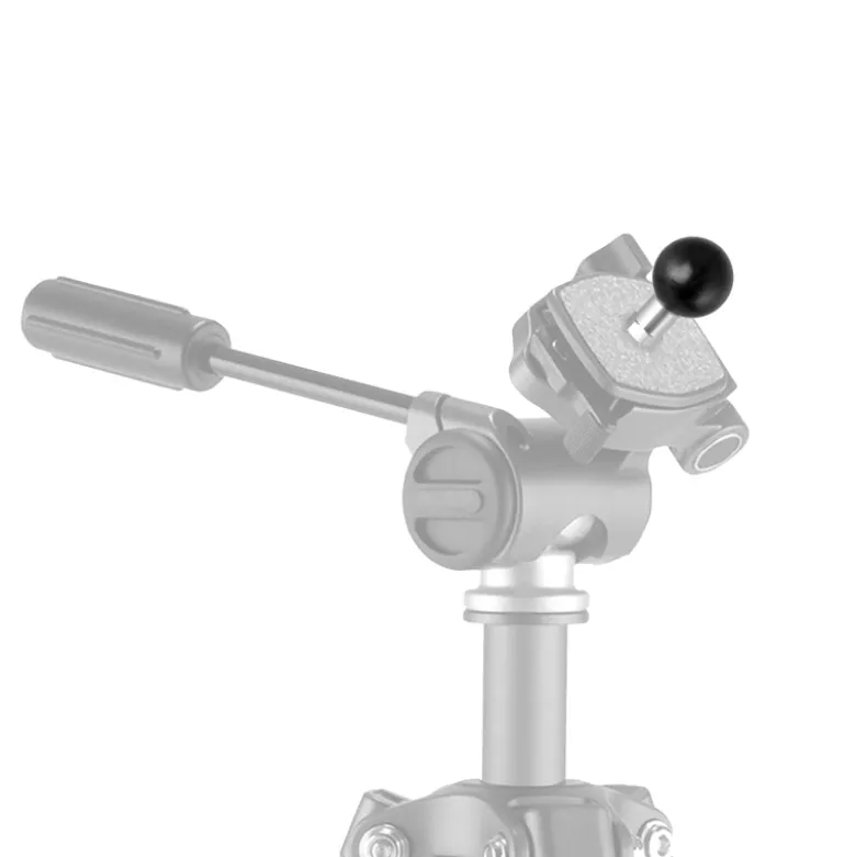 25mm (1 inch) Ball Adapter to 1/4"-20 Female Threaded Hole