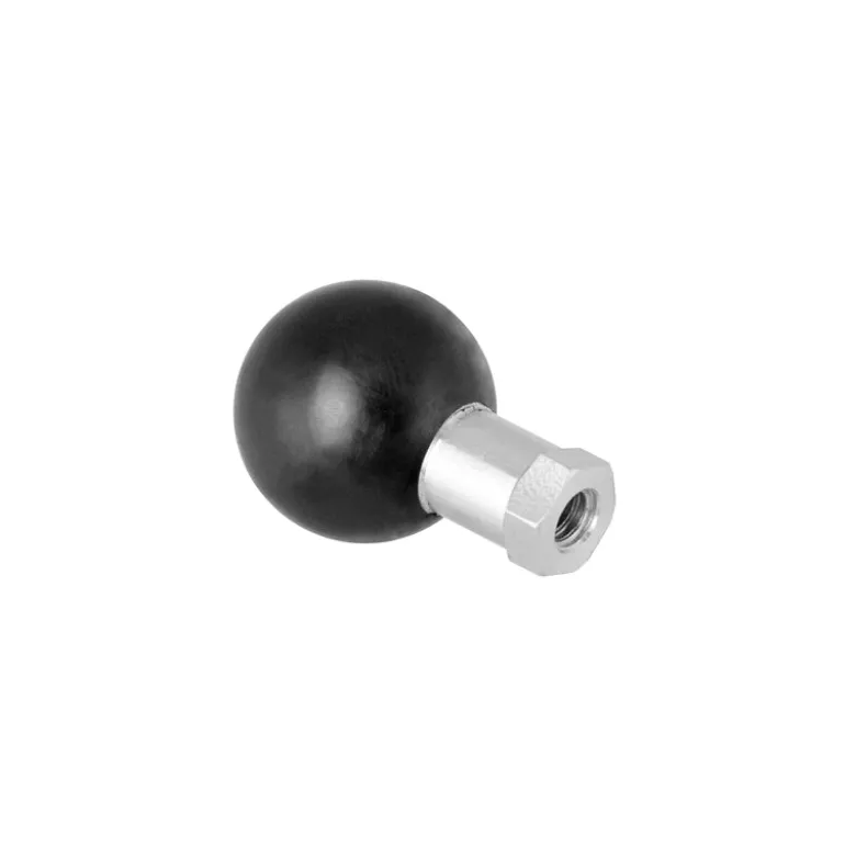 25mm (1 inch) Ball Adapter to 1/4"-20 Female Threaded Hole