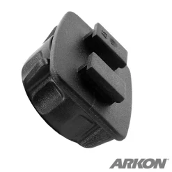 17mm Ball to Dual T-Tab Adapter for Dual T-Slot Pattern Smartphone and Tablet Holders