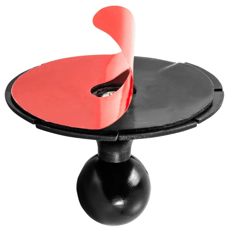 70mm Extra-Strength VHB Adhesive Base to 25mm Ball Mounting Disk for Car Dashboards