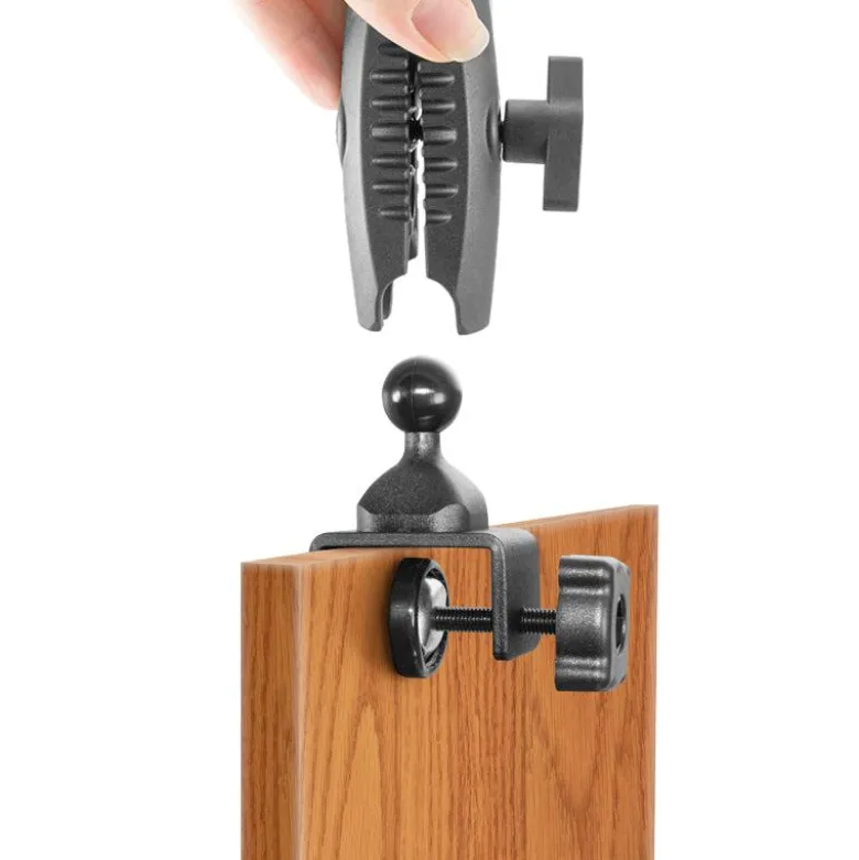 25mm Swivel Ball to C-Clamp Mounting Pedestal