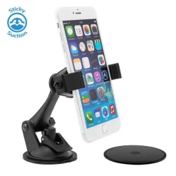 Mobile Grip 2 Phone Car Mount with Sticky Suction