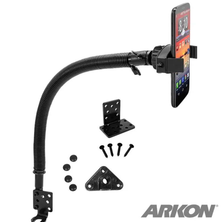 Mobile Grip 2 Seat Rail or Floor Car Mount for iPhone, Galaxy, Note, and more