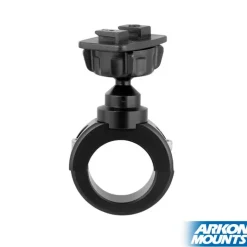 Motorcycle Handlebar Mounting Pedestal - Black Aluminum - Dual-T Compatible