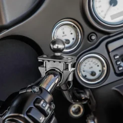 Motorcycle or Bicycle Handlebar Mount - 25mm (1 inch) Ball Compatible
