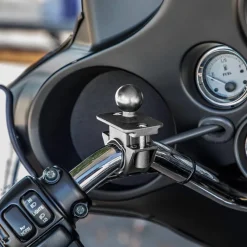 Motorcycle or Bicycle Handlebar Mount - 25mm (1 inch) Ball Compatible