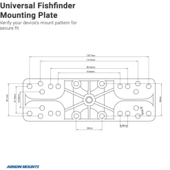 Mounting Plate - 38mm (1.5 inch) Ball Compatible